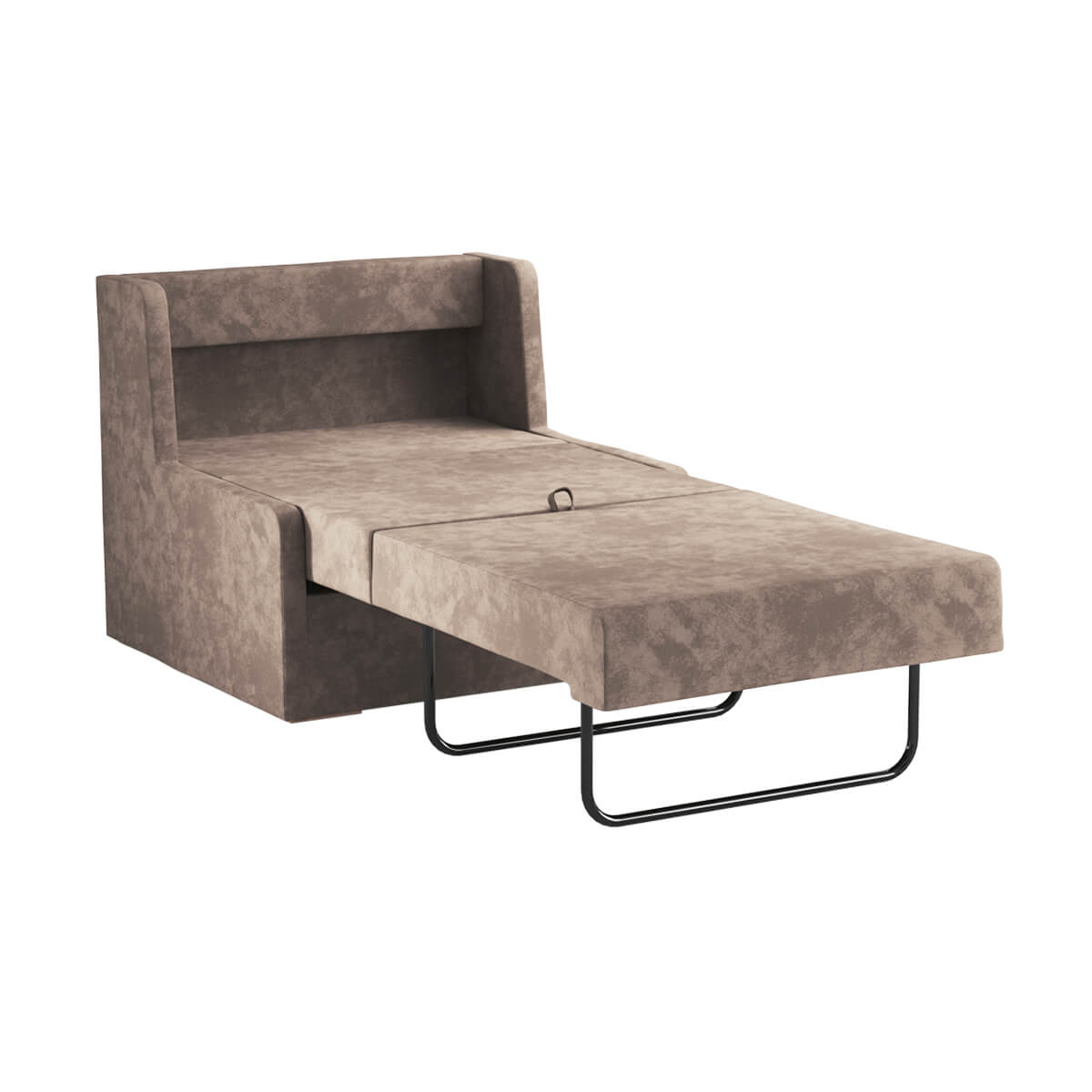 Rozkládací křeslo s funkcí lůžka pro občasné přespání jedné osoby