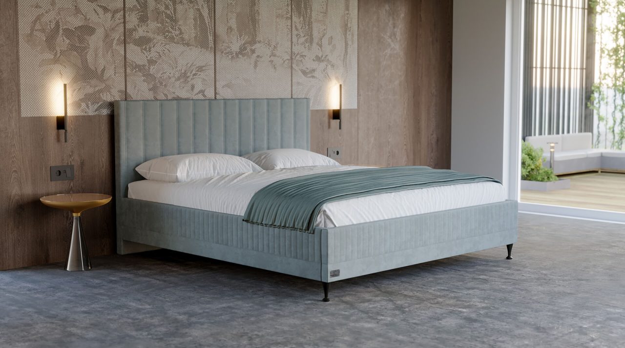 Moderní postel s kvalitní matrací jako základ zdravého spánku